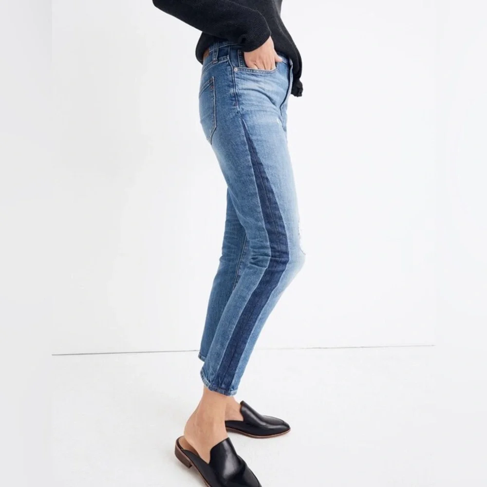 • Madewell • The High-Rise Slim Boyjean in Raebrook Wash: Eco Edition - Picture 2 of 12